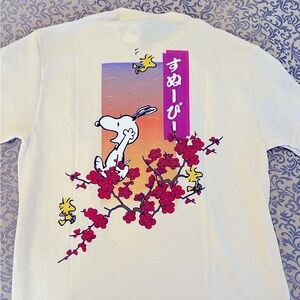 Japanese Snoopy Womens Small T-shirt